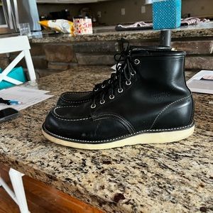 Sz 10 D Red Wing VINTAGE Heritage Moc Toe Boots 9075